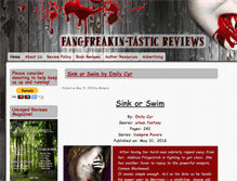 Tablet Screenshot of fangfreakintasticreviews.com